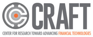 CRAFT logo and the words "Center for Research toward Advancing Financial Technologies"